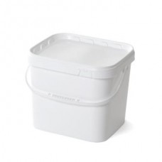 10.5 litre White Square Bucket (JETQ 105)