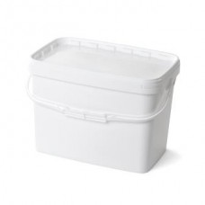 16 litre White Rectangular Bucket (JETR 160)
