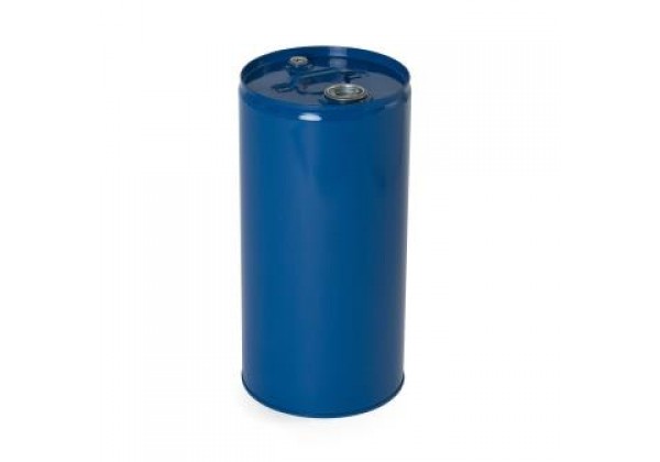 30 litre Blue Steel Drum, internally lacquered - UN approved