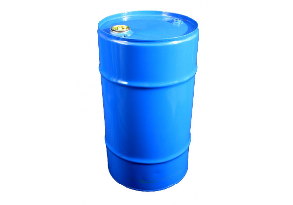 57 litre Internally PLAIN Blue Steel Drum - UN Approved