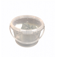 ROUND TAPERED BUCKET 3 LITRE CLEAR – JET 30-P