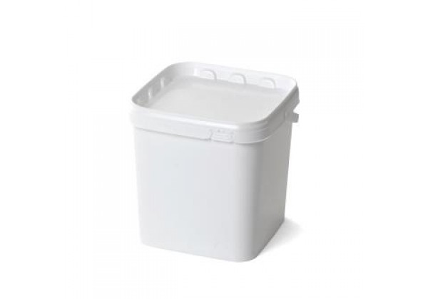 5 Litre Clear Plastic Bucket with Lid - Home Storage from PlasticBoxShop UK